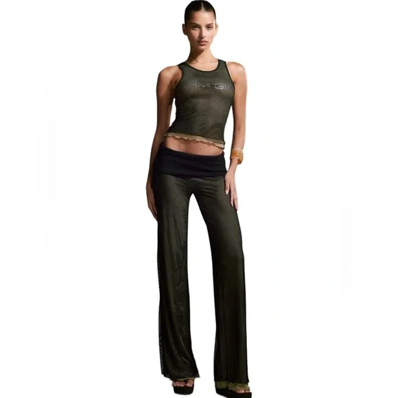 I.AM.GIA | NWT Kyari Mesh Pants in Black, Size Medium - Picture 4 of 13